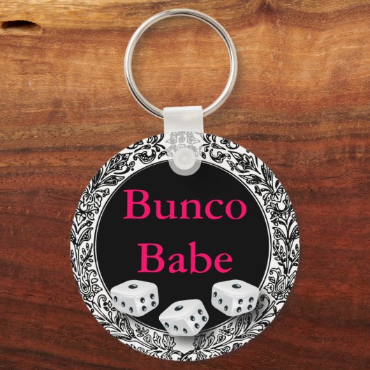 Bunco Babe  design Sleutelhanger (Voorkant)