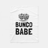 Bunco Babe Dice Fleece Deken (Voorkant)