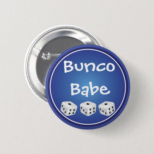 Bunco Babe Dice Ronde Button 5,7 Cm (Voorkant /achterkant)