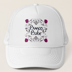 Bunco Babe met Swirls-Button Trucker Pet