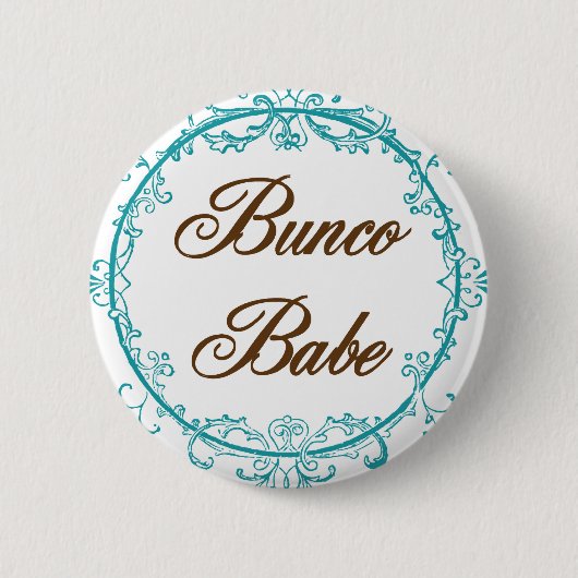 bunco babe ronde button 5,7 cm (Voorkant)