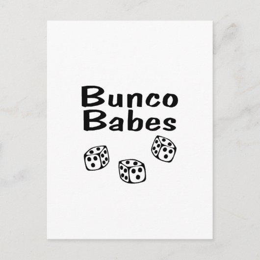 Bunco Babes Briefkaart (Voorkant)