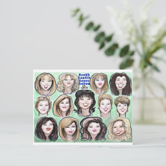 Bunco Babes Briefkaart (Staand voorkant)