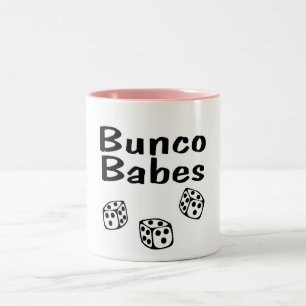 Bunco Babes Tweekleurige Koffiemok