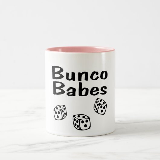 Bunco Babes Tweekleurige Koffiemok (Center)