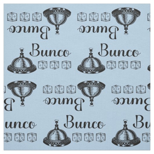 Bunco Bell en Bunco Dice Stof (Swatch)
