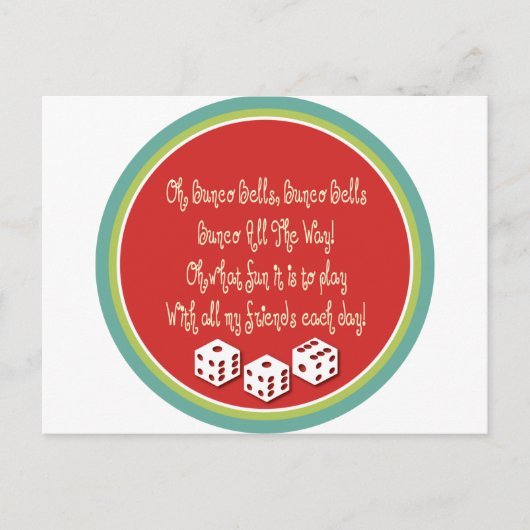 bunco bells , bunco bells briefkaart (Voorkant)