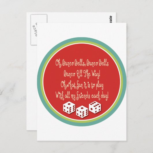 bunco bells , bunco bells briefkaart (Voorkant / Achterkant)