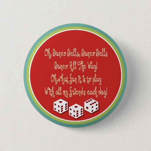bunco bells , bunco bells ronde button 5,7 cm (Voorkant)