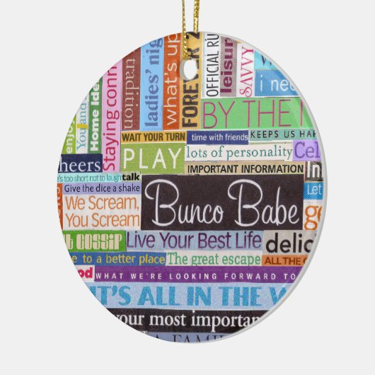 Bunco Best Keramisch Ornament (Links)