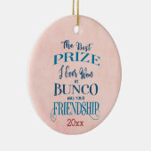 Bunco Beste prijs Keramisch Ornament (Rechts)