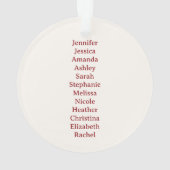 Bunco Beste Vriendinnen Ornament (achterkant)