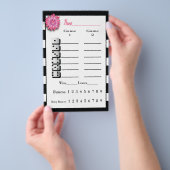 Bunco Black White Roze — core — blad Flyer (Hand)