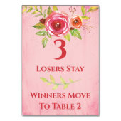 Bunco  Bloemen Tafel Kaart #3 (Voorkant)