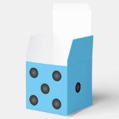 Bunco Blue Dice of Die Party Favor Box Bedankdoosjes (Geopend)