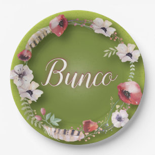 Bunco Boho Paper Borden Papieren Bordje