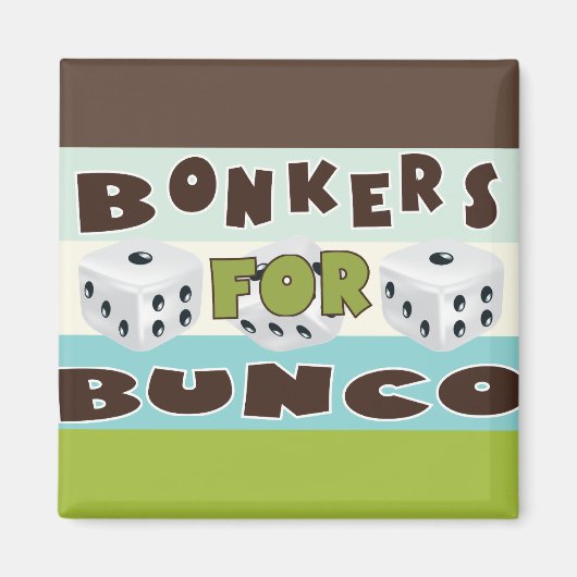bunco bonkers magneet (Voorkant)