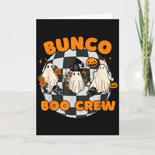 Bunco Boo Crew Bunco Halloween Dice Kaart (Voorkant)
