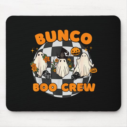 Bunco Boo Crew Bunco Halloween Dice  Muismat (Voorkant)