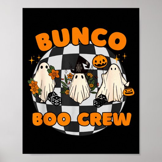 Bunco Boo Crew Bunco Halloween Dice  Poster (Voorkant)