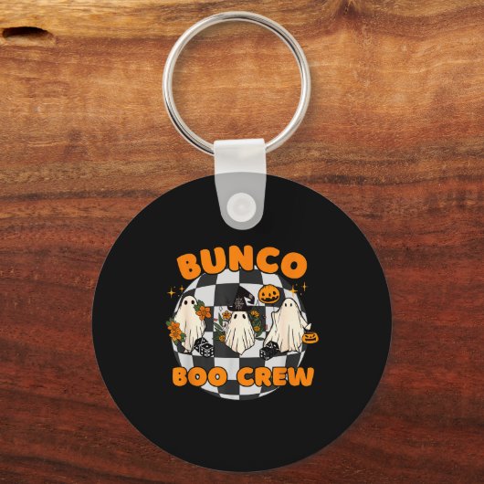 Bunco Boo Crew Bunco Halloween Dice  Sleutelhanger (Voorkant)