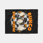 Bunco Boo Crew Bunco Halloween Dobbelstenen Fleece Deken (Voorkant (Horizontaal))