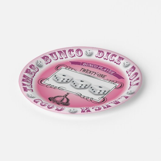 Bunco-Borden Papieren Bordje (Gekanteld)