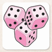 Bunco Breast Cancer Kartonnen Onderzetters (Voorkant)