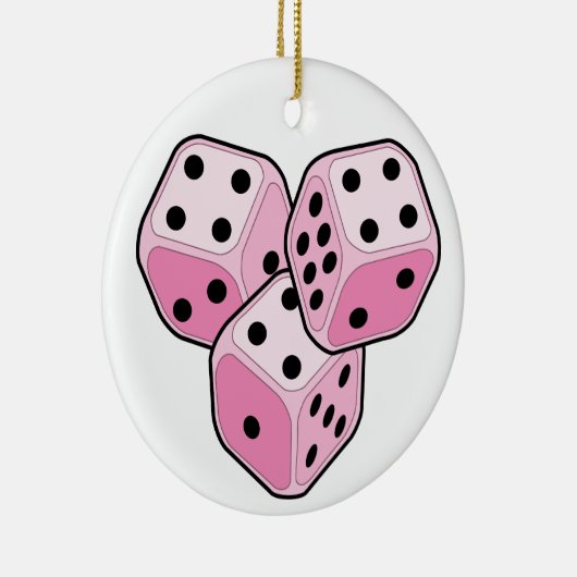 Bunco Breast Cancer Keramisch Ornament (Rechts)