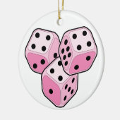 Bunco Breast Cancer Keramisch Ornament (Links)