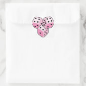 Bunco Breast Cancer Vierkante Sticker (Tas)