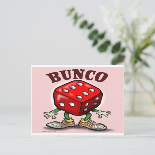 Bunco Briefkaart (Staand voorkant)