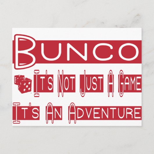 bunco briefkaart (Voorkant)