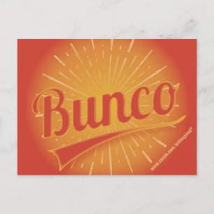 Bunco Burst-uitnodiging Uitnodiging Briefkaart