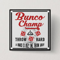 Bunco Button - Bunco Champ