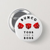 Bunco cadeauprijzen ronde button 5,7 cm (Voorkant /achterkant)