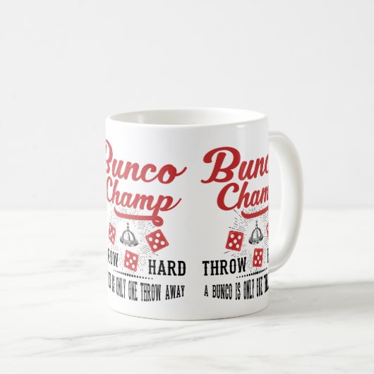 Bunco Champ Koffiemok (Voorkant rechts)