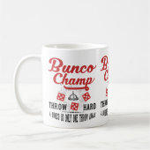 Bunco Champ Koffiemok (Links)