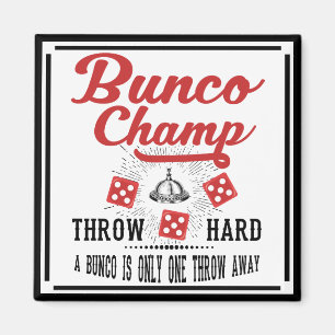 Bunco Champ met dobbelstenen Magneet