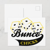 Bunco Chicken Briefkaart (Voorkant / Achterkant)