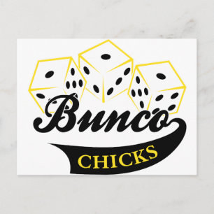 Bunco Chicken Briefkaart