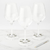 Bunco Chicken Wijnglaslabel (Set)