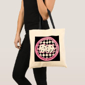 Bunco Chicks Roll with it - roze Tote Bag (Voorkant (product))