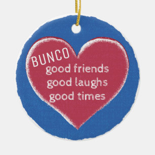 Bunco Christmas Love Keramisch Ornament