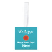 Bunco Dice Bunko Monogrammed Holiday Decoratie (Voorkant)