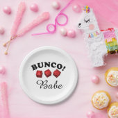 Bunco Dice en Babe Papieren Bordje (Feest)