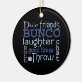 Bunco Dice Friends Good Times Keramisch Ornament (Links)