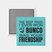 Bunco Dice Friendship Beste prijs Magneet (Voorkant / Achterkant)