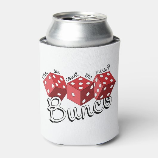 Bunco Dice Game Blikjeskoeler (Blikje Voorkant)