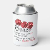 Bunco Dice Game Blikjeskoeler (Blikje Voorkant)